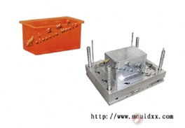 塑膠類周轉箱模具加工制造及產品生產,日用品模具